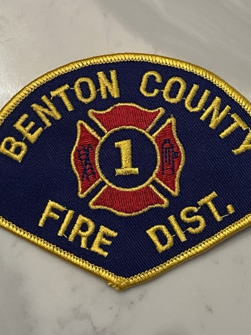 New Benton County Washington WA USA Vintage Fire Patch